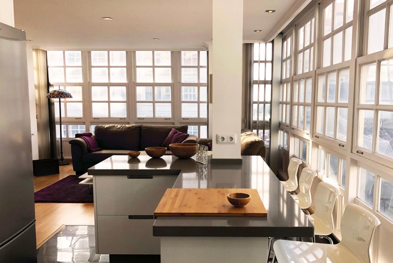 آكورونيا Purple&Brown Home Coruna المظهر الخارجي الصورة